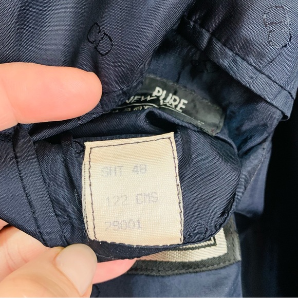 Christian Dior Double Breasted Navy Wool Blazer with Gold Buttons size 48 - Picture 5 of 6